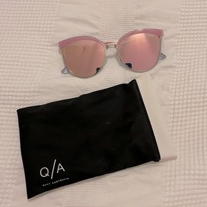 Quay pink sunglasses